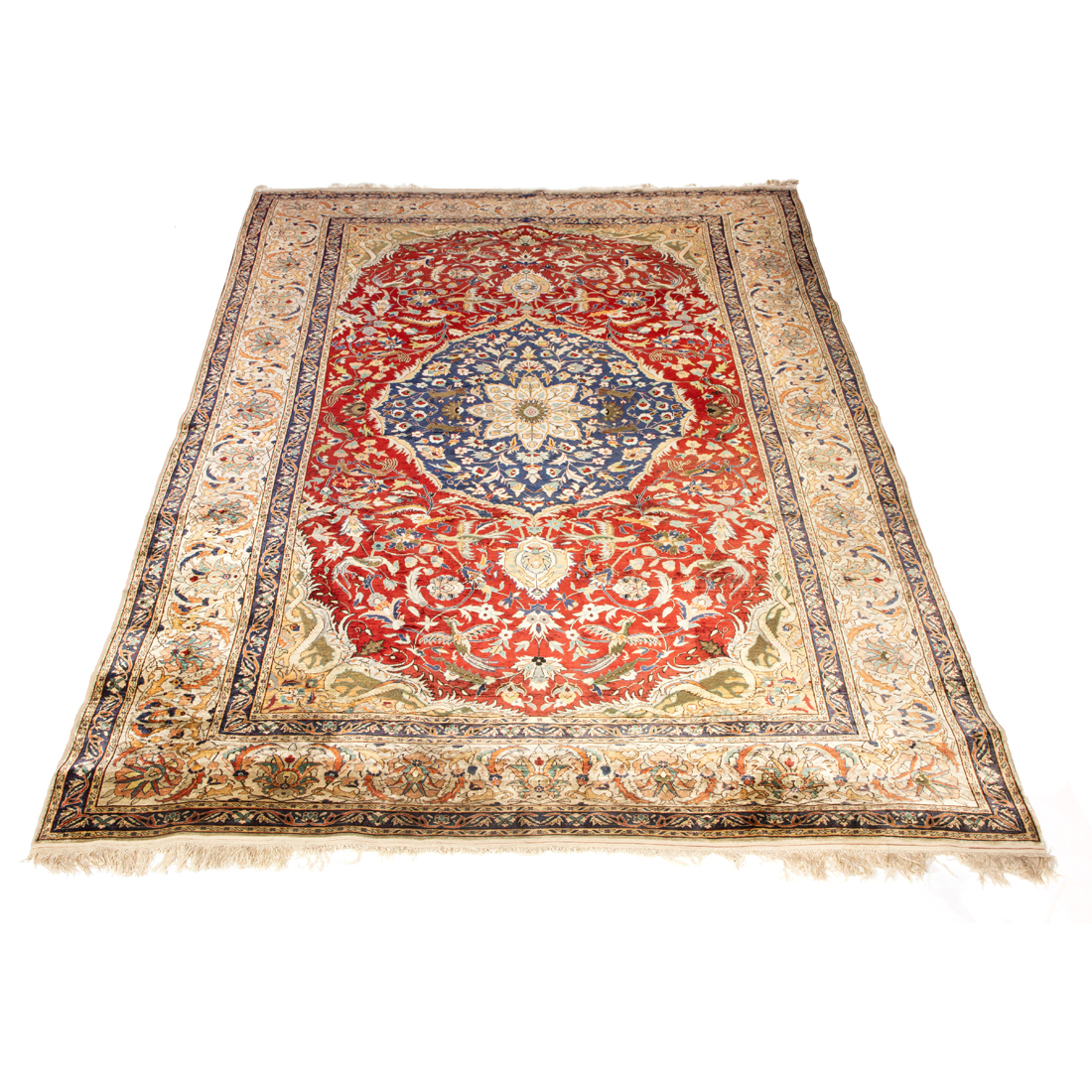 PERSIAN NAIN PART SILK CARPET