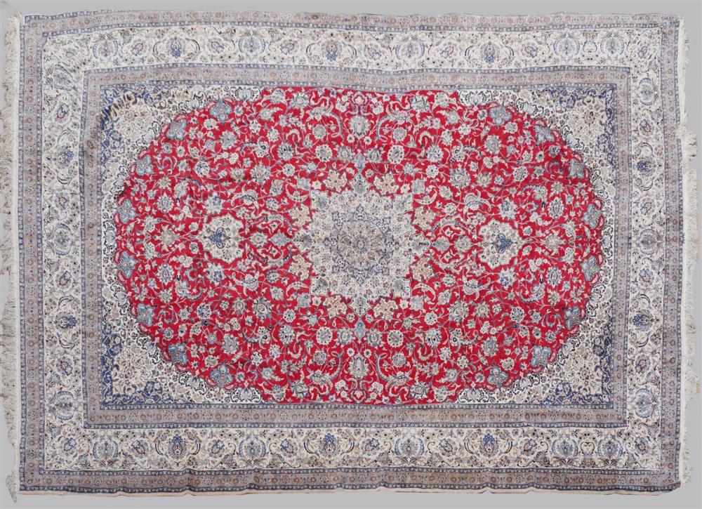 PERSIAN NAIN WOOL AND SILK