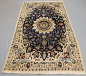 PERSIAN NAVY BLUE ISFAHAN RUG