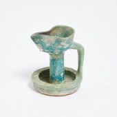 Persian Nishapur Turquoise Gla