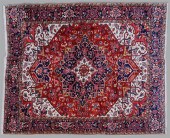 PERSIAN NW IRAN HERIZ WOOL RUG