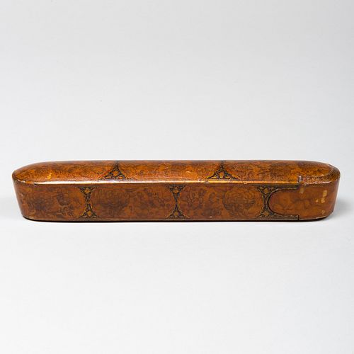 PERSIAN PAINTED AND GILT PAPIER