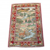 PERSIAN PICTORIAL KERMAN CARPE