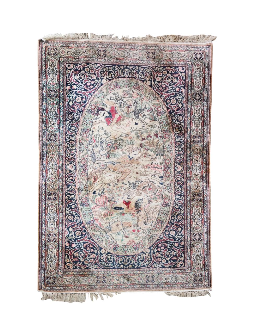PERSIAN PICTORIAL RUGdepicting a