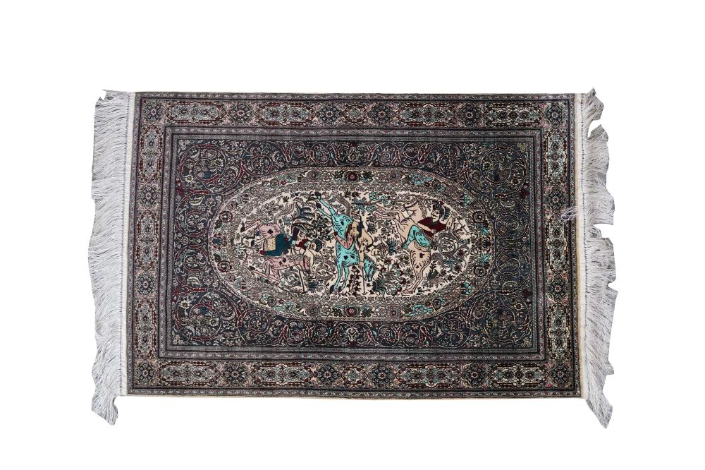 PERSIAN PICTORIAL RUGsilk;