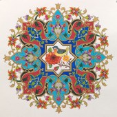 PERSIAN QAJAR STYLE GOL-O-BOLB
