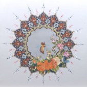 PERSIAN QAJAR STYLE TAZHIB GOL