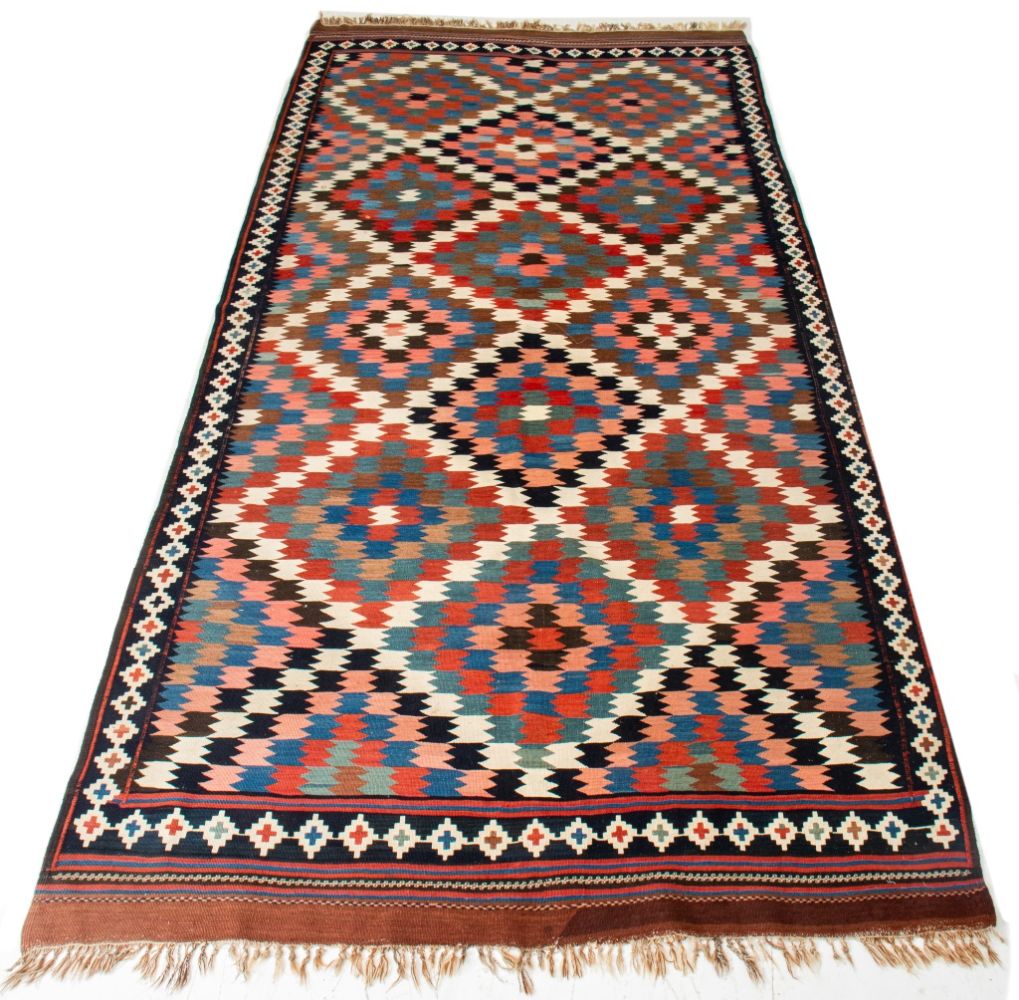 PERSIAN QASHAI KILIM GEOMETRIC