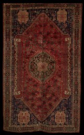 Persian Qashqai Carpet,  5' 5"