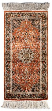 PERSIAN QUM SILK RUG, 4' X 2'