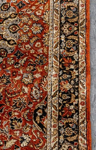 PERSIAN QUM SILK RUG, 4&#039; X