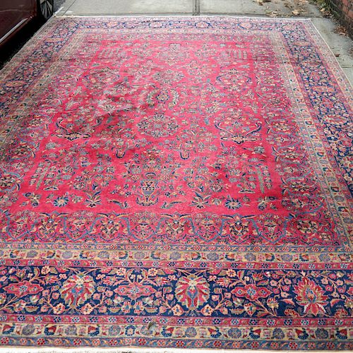 PERSIAN RED/FLORAL SAROUK