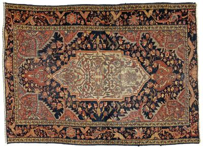Persian rug, ivory central