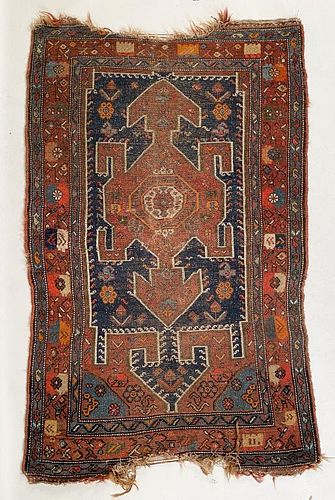 PERSIAN RUG3' 5 1/2" wide, 5' 6"