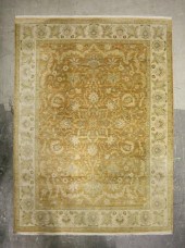 PERSIAN RUGPersian rug. Gold a