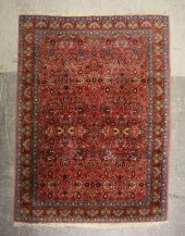 PERSIAN RUGPersian rug.. Red a