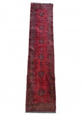 PERSIAN RUNNERwool; 12'5" x 2'