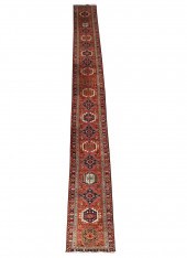 PERSIAN RUNNERwool; geometric