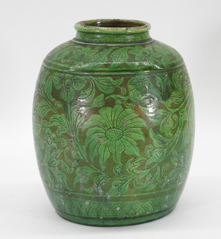PERSIAN SAFAVID GREEN BOTANICAL