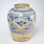 PERSIAN SAFAVID STYLE GLAZED S