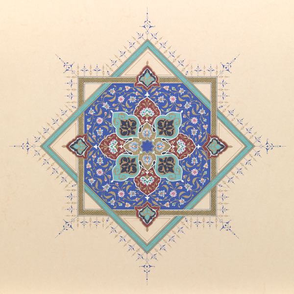 PERSIAN SAFAVID STYLE TAZHIB