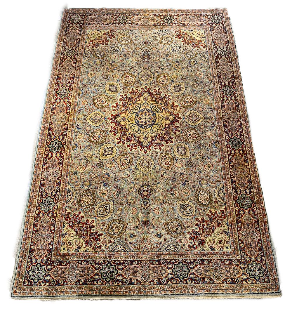 PERSIAN SAROUK CARPET, 10' X 7'