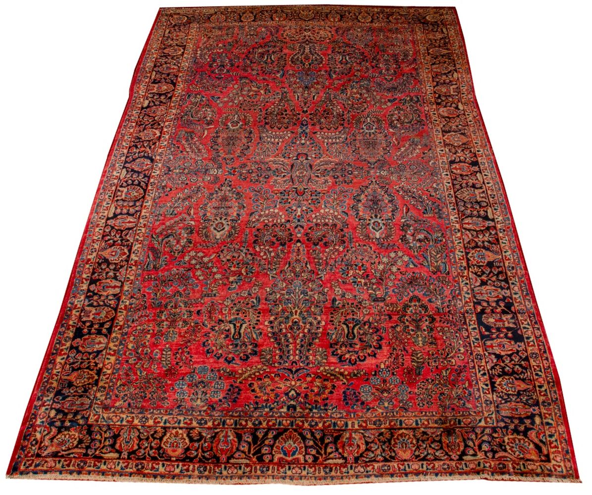 PERSIAN SAROUK CARPET, 15' X 9'