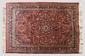PERSIAN SAROUK HAND KNOTTED WO