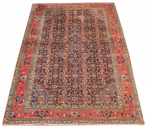 PERSIAN SAROUK HAND-WOVEN RUG,