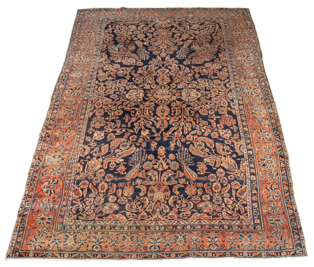 PERSIAN SAROUK PICTORIAL RUG, 15' X
