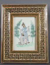PERSIAN SCHOOL, COURTSHIP SCEN