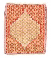 PERSIAN SENNEH KILIM RUG. Late
