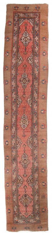 PERSIAN SERAB RUNNER: 3’2” X 1