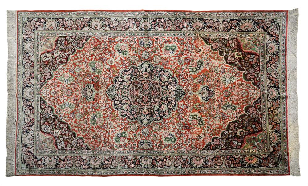 PERSIAN SILK QUM 20TH C.