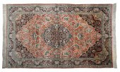 PERSIAN SILK QUM 20TH C. CARPE