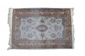 PERSIAN SILK RUGbeige field; 4