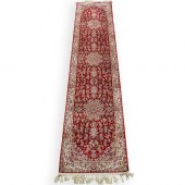 PERSIAN SILK RUNNER RUGDESCRIP