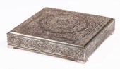 Persian silver presentation bo
