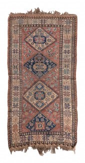 PERSIAN SOUMAC RUG: 4’9” X 8’7