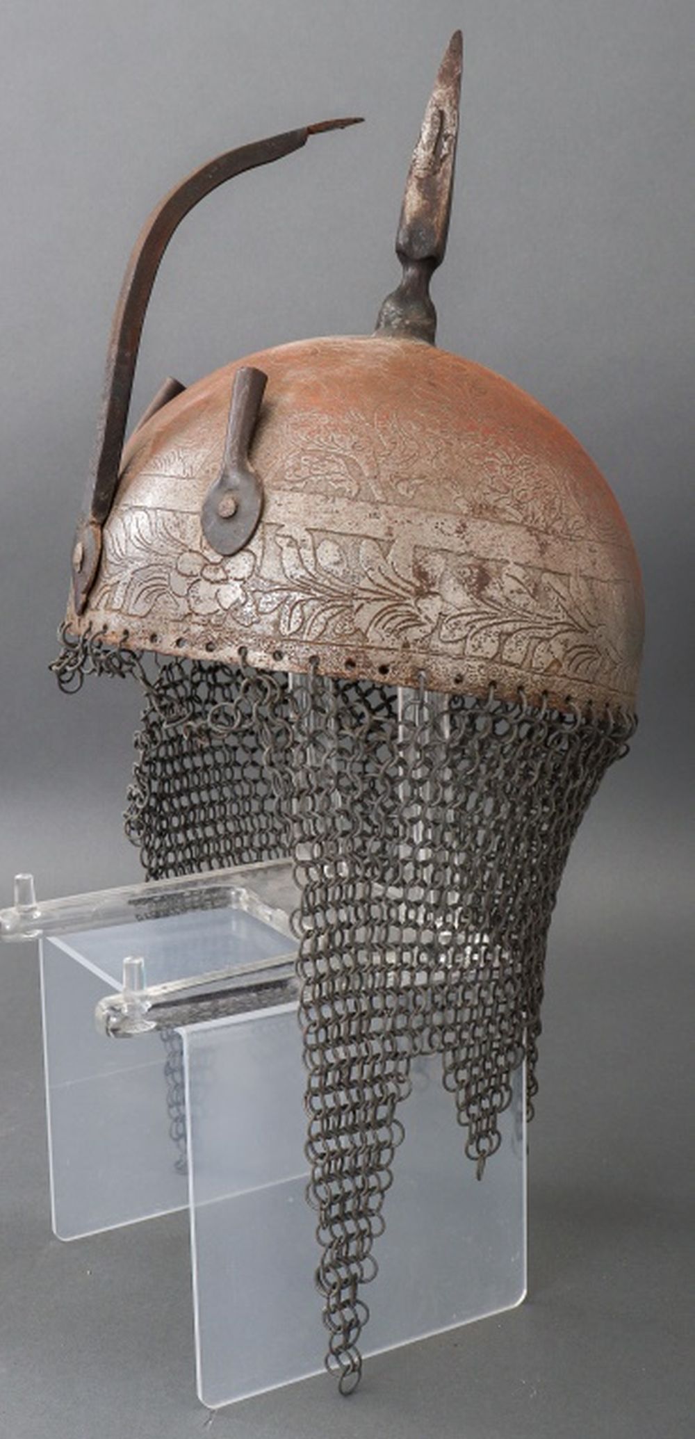 PERSIAN STEEL HELMET OR KULAH-KHUD,
