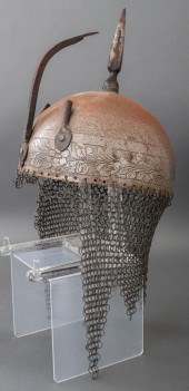 PERSIAN STEEL HELMET OR KULAH-