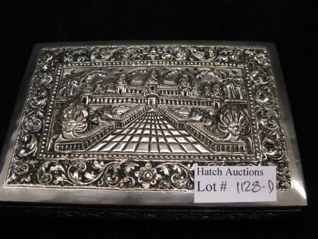 Persian Sterling Silver Dresser Box