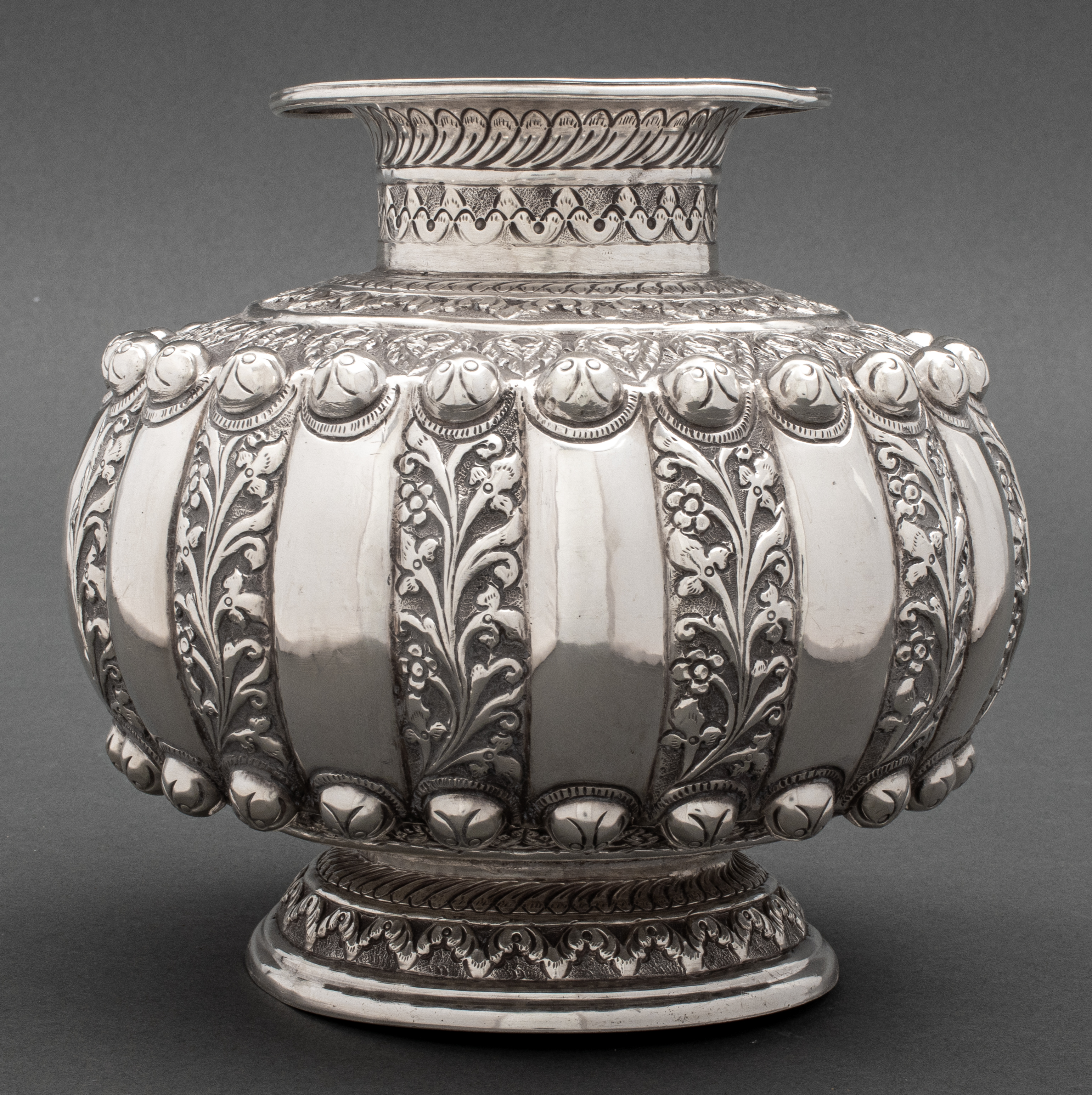 PERSIAN STERLING VASE WITH