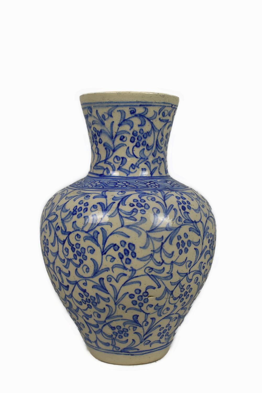 PERSIAN STYLE EARTHENWARE VASE,