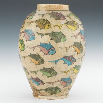 Persian Style Pottery Vase with