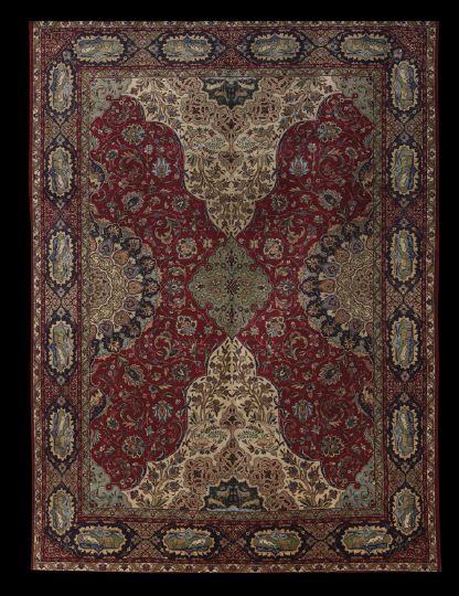Persian Tabriz Carpet,  9' 7" x