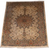 PERSIAN TABRIZ MEDALLION RUG,