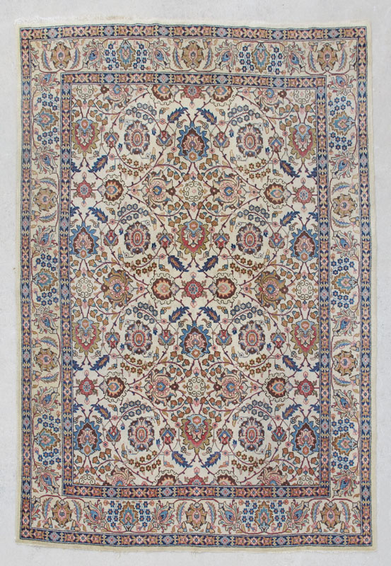 PERSIAN TABRIZ SEMI-ANTIQUE HAND