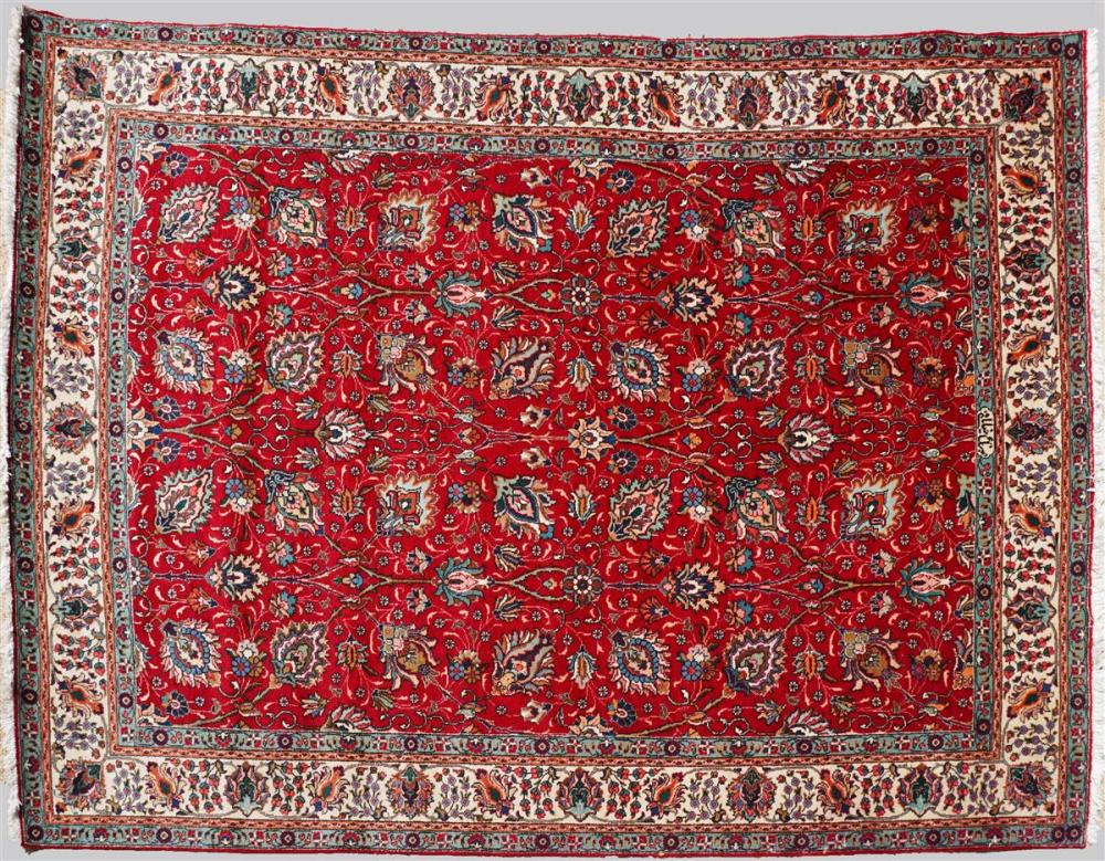 PERSIAN TABRIZ WOOL RUGPERSIAN