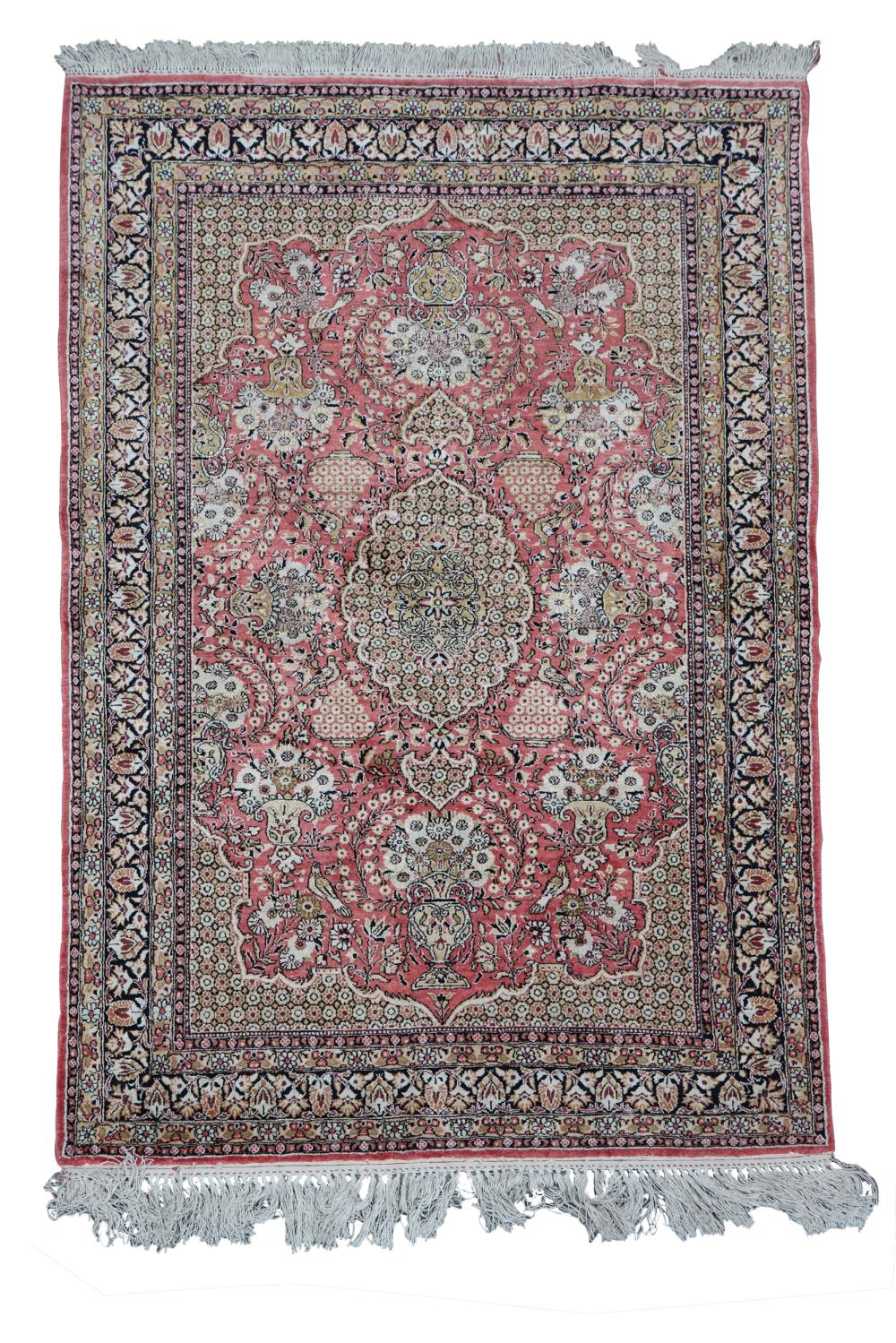 PERSIAN THROW RUGsilk Condition: